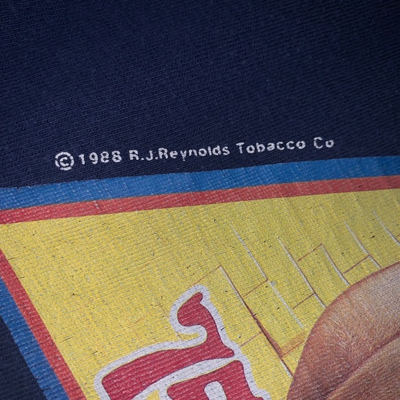 Camel Cigarette 75 Years Shirt NAVY BLUE - Picture 3 of 3